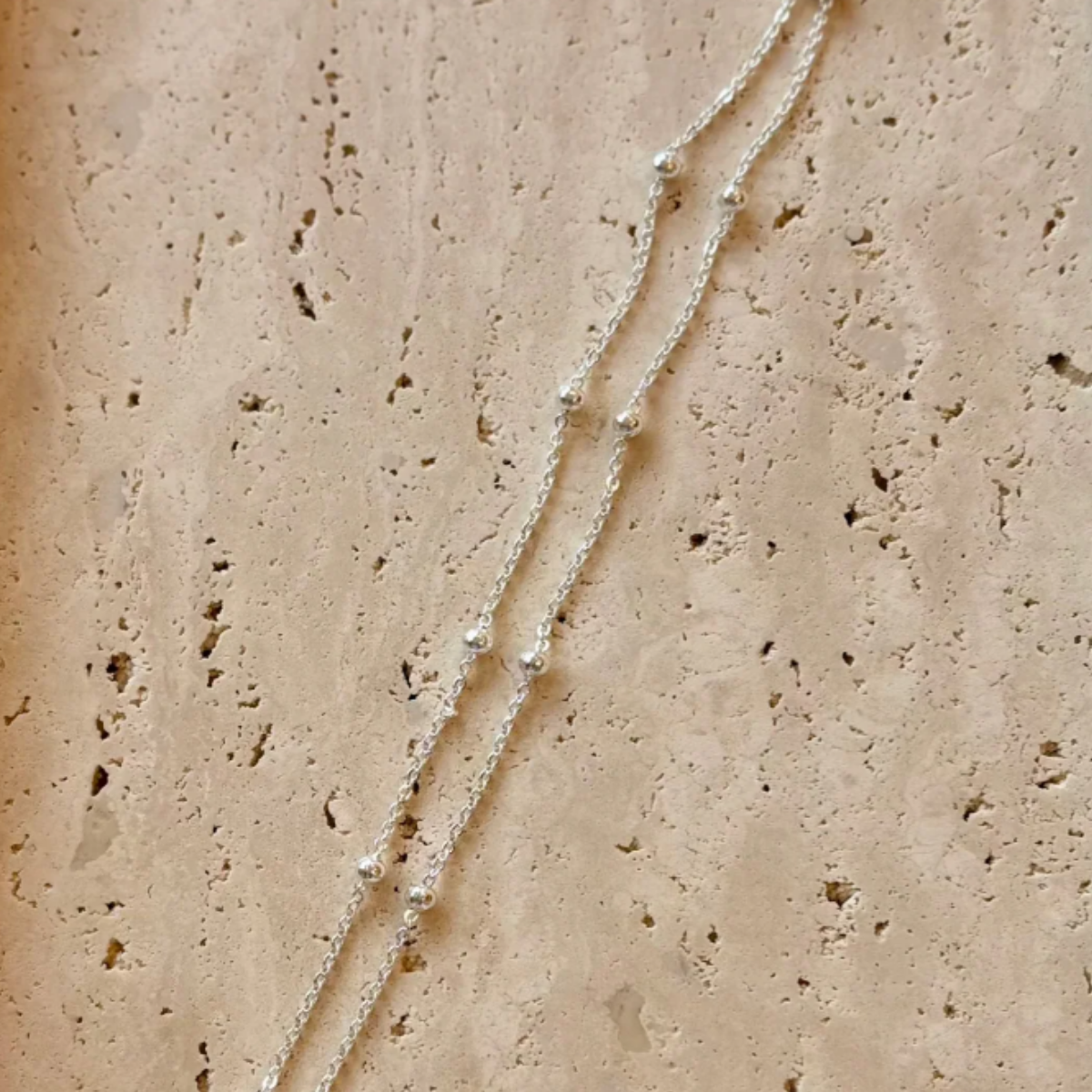 Sunny Cords Ball Chain Silver