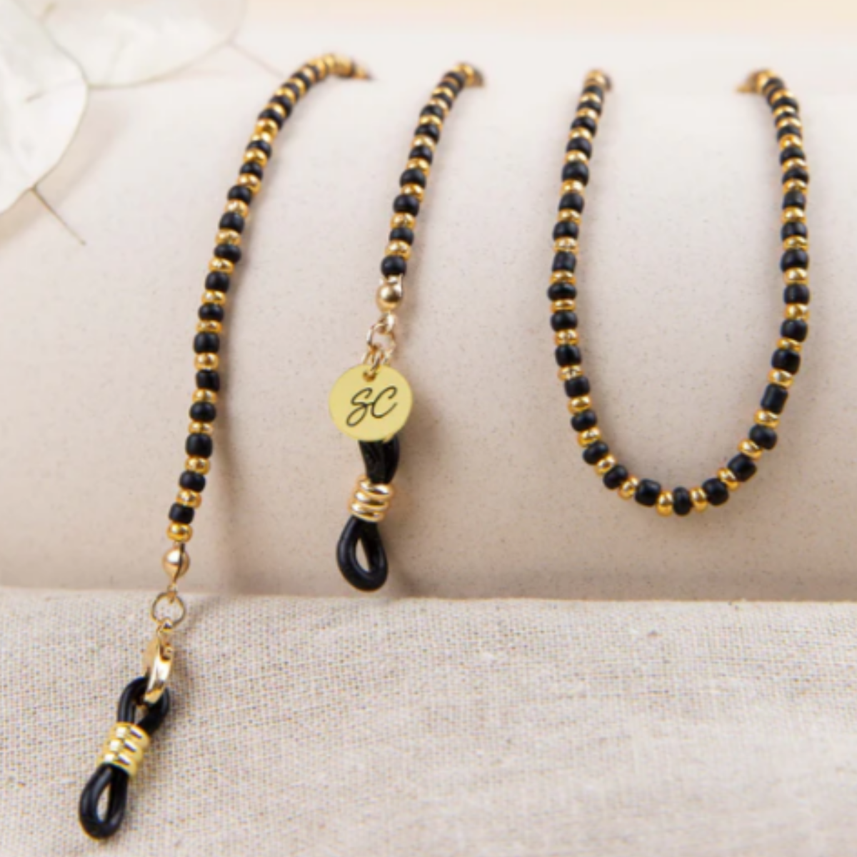 Sunny Cords Lou Gold Black