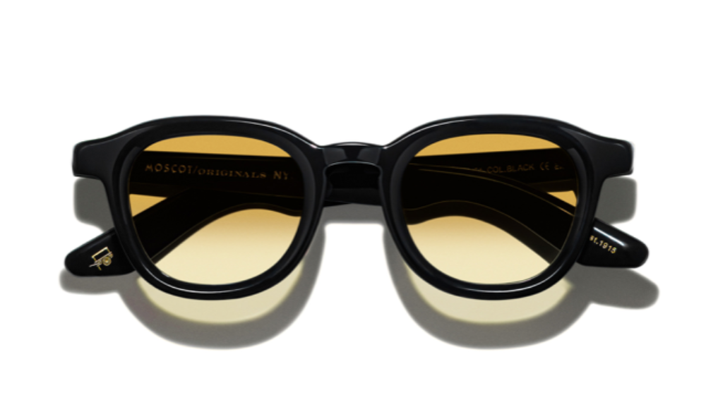 Moscot Dahven Chestnut Fade Custom Made Tints 44