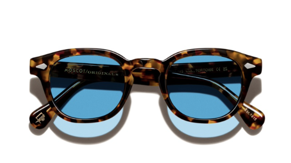Moscot Lemtosh Celebrity Blue Custom made tints™ 49