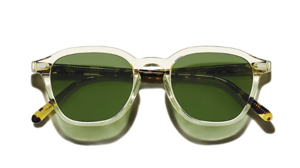 Óculos de sol Moscot Vantz cor Citron/Tortoise – foto 1