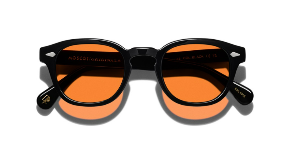 Moscot Lemtosh Woodstock Orange Custom made tints™ 46