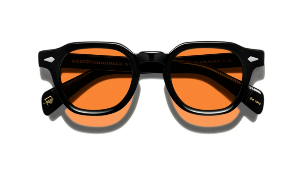 Moscot Dolt Woodstock Orange Custom made tints™ 46