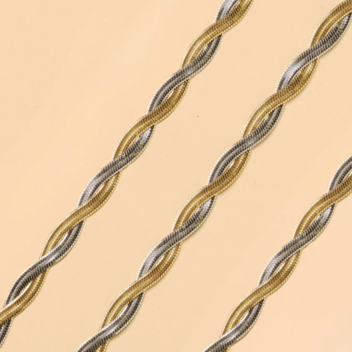 Sunny Cords Braided Jane Gold-Silver