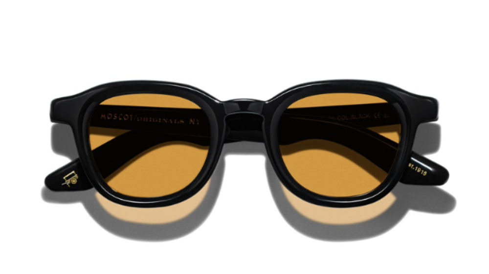Moscot Dahven Amber Custom Made Tints 44