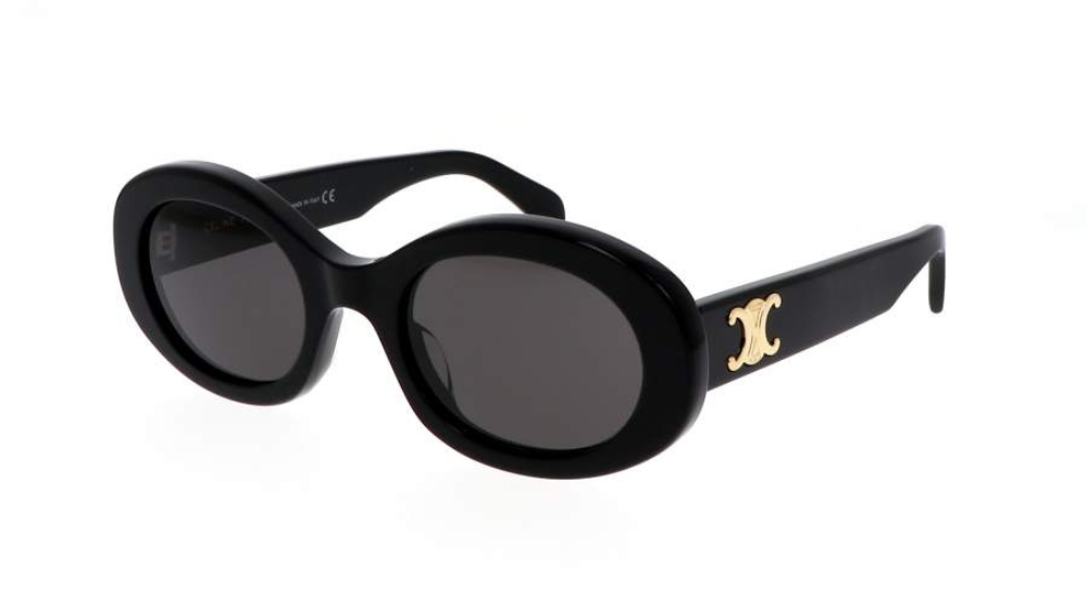 Óculos de sol Celine CL40194U Triomphe 1 cor Preto – foto 1