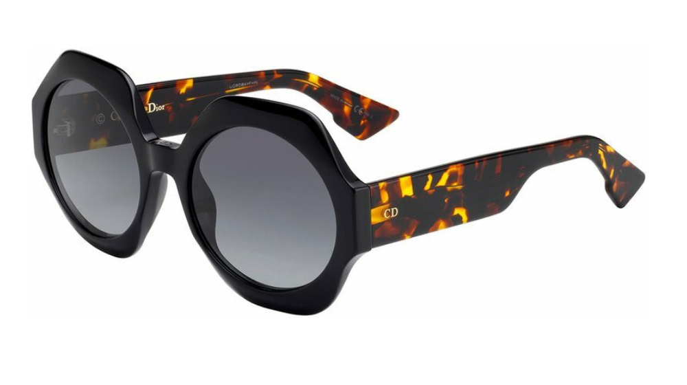 Óculos de sol Dior Spirit1 cor Preto e Tortoise – foto 1