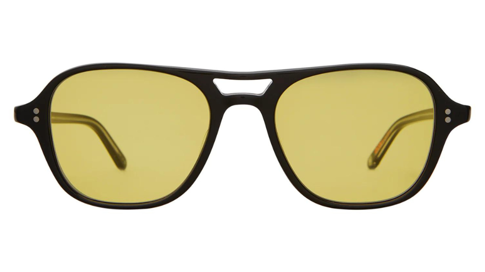 Óculos de sol Garrett Leight Doc cor Bio Black – foto 1