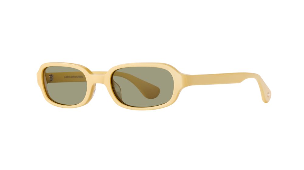 Óculos de sol Garrett Leight Lilith cor Butter/Green – foto 2