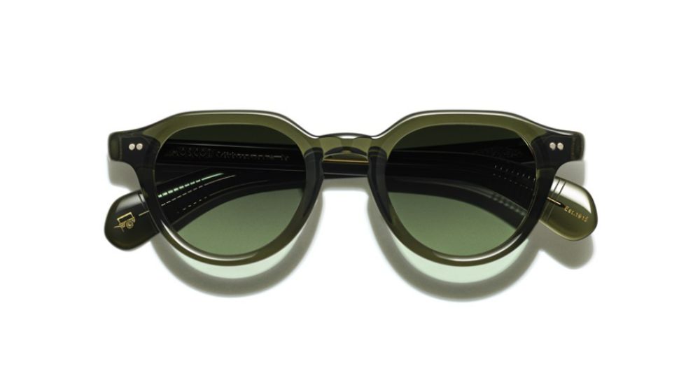 Óculos de sol Moscot Baitsim cor Dark Green – foto 1