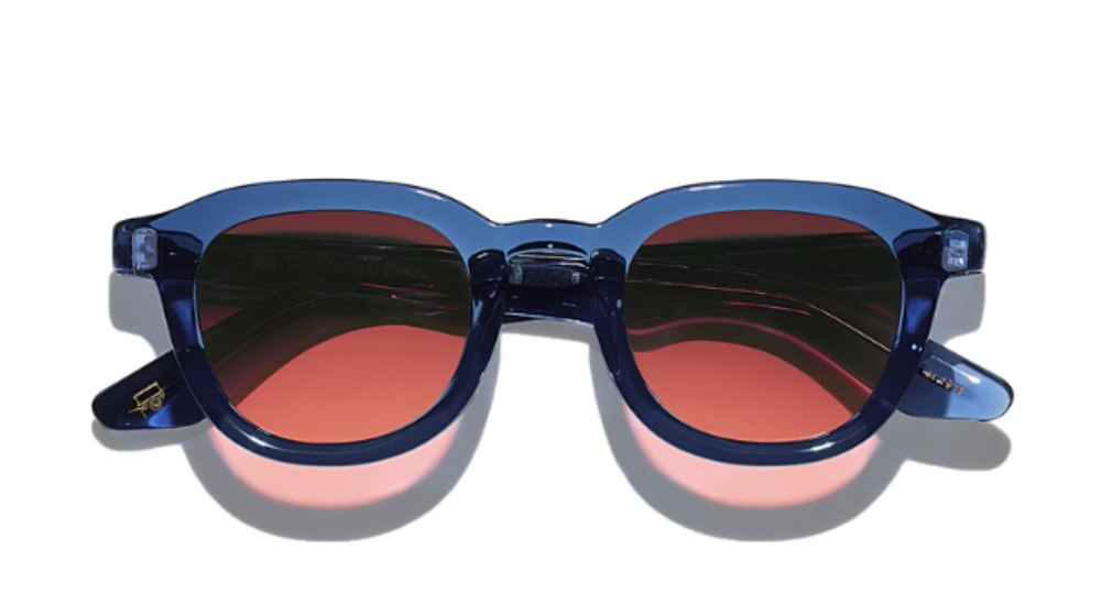 Óculos de sol Moscot Dahven PolyChrome Sapphire – foto 1