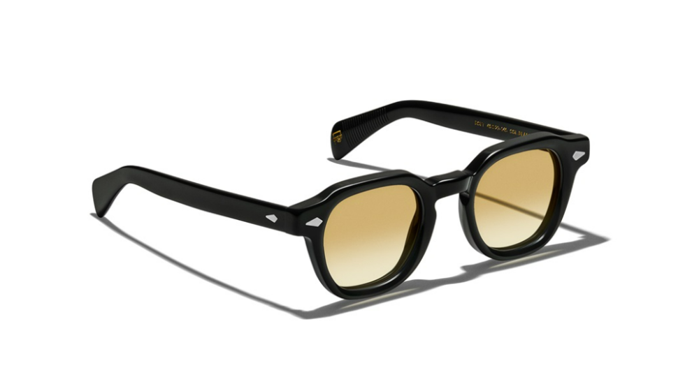 Óculos de sol Moscot Dolt Chestnut Fade Custom made tints™ cor Preta – foto 2