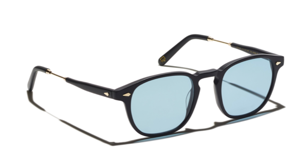 Óculos de sol Moscot Genug cor Preto matte e dourado – foto 2