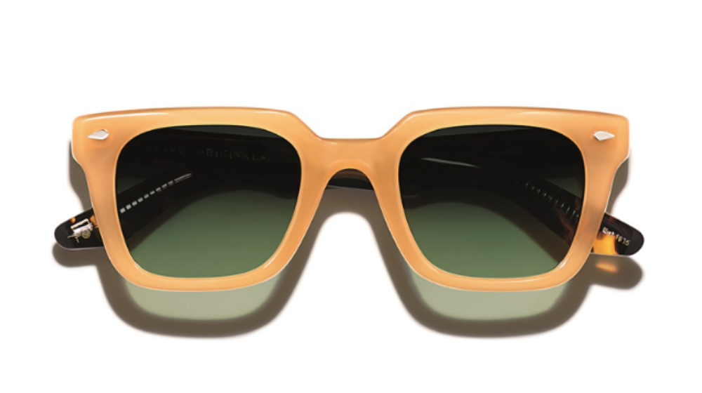 Óculos de sol Moscot Grober cor Honey/Tortoise – foto 1