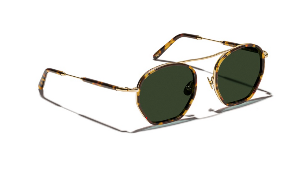 Óculos de sol Moscot Kugel cor Tortoise/Gold – foto 2