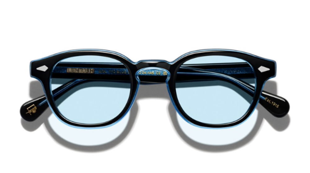 Óculos de sol Moscot Lemtosh 110 Blue Bel Air Blue Edição Limitada 110 anos – foto 1