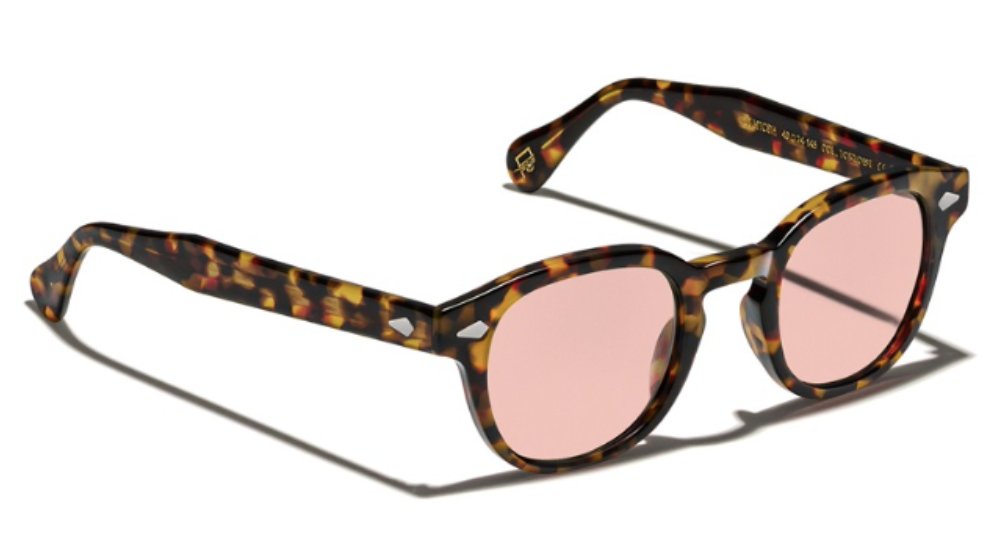 Óculos de sol Moscot Lemtosh NY Rose Custom made tints™ cor Tortoise – foto 2