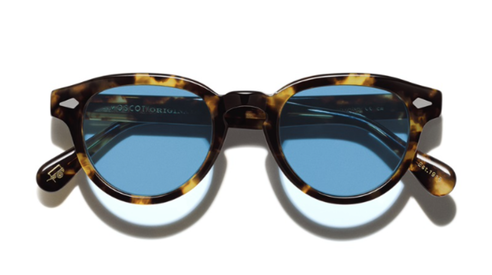 Óculos de sol Moscot Maydela cor Classic Havana – foto 1