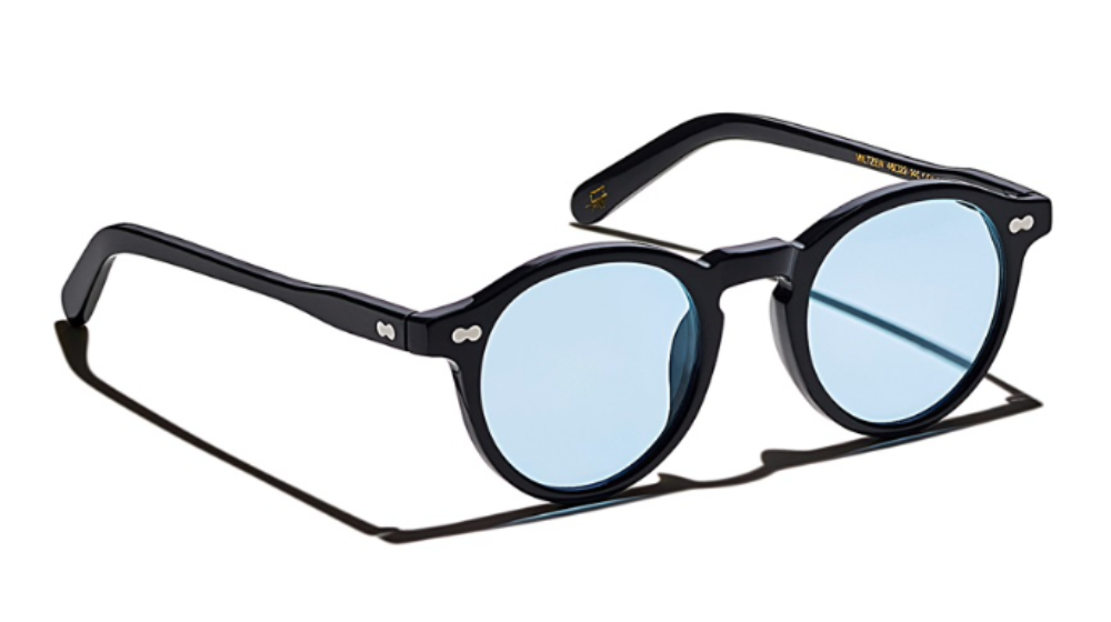 Óculos de sol Moscot Miltzen Bel Air Blue Custom made tints™ cor Black – foto 2