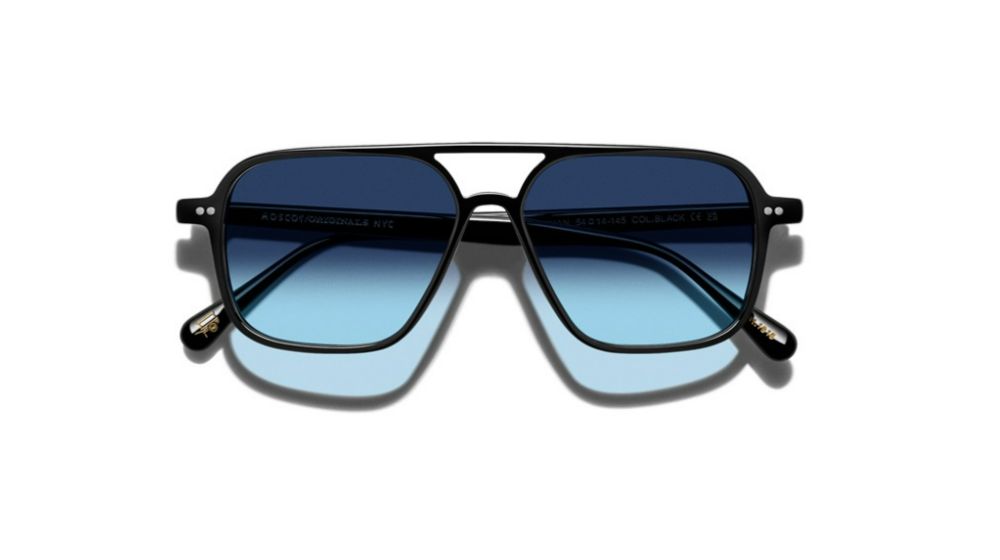 Óculos de sol Moscot Minyan cor Preto– foto 1