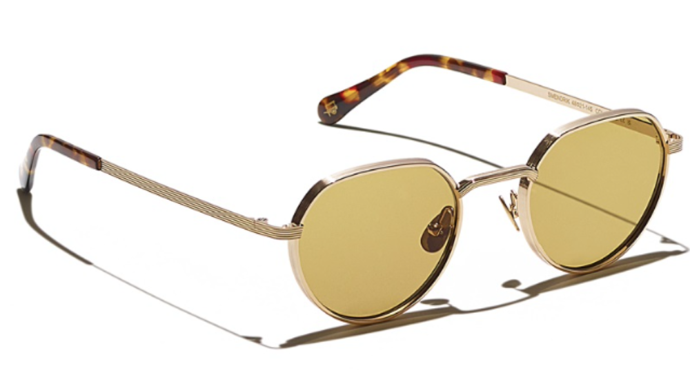 Óculos de sol Moscot Smendrik cor Gold – foto 2