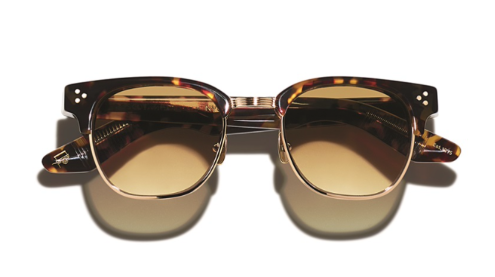 Óculos de sol Moscot Tinif cor Tortoise/Gold – foto 1