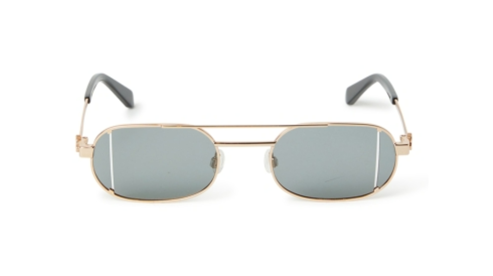 Óculos de sol Off-White Lynn cor Dourado – foto 1